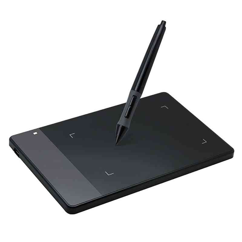 Digital mini usb signatur pen grafik tegning tablet osu spil tablet (sort)