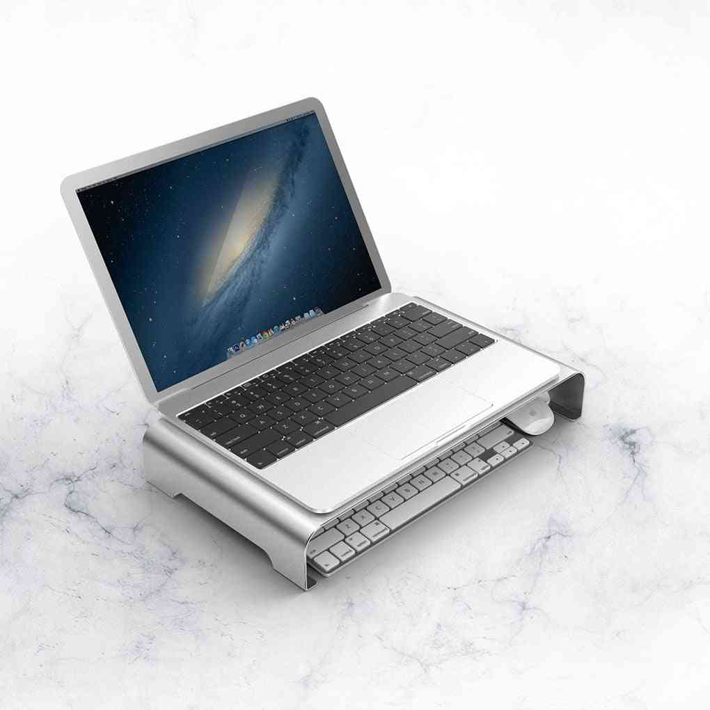 Držák hliníkové slitiny počítačový monitor stojan displej displej úložiště držák stojanu na notebook