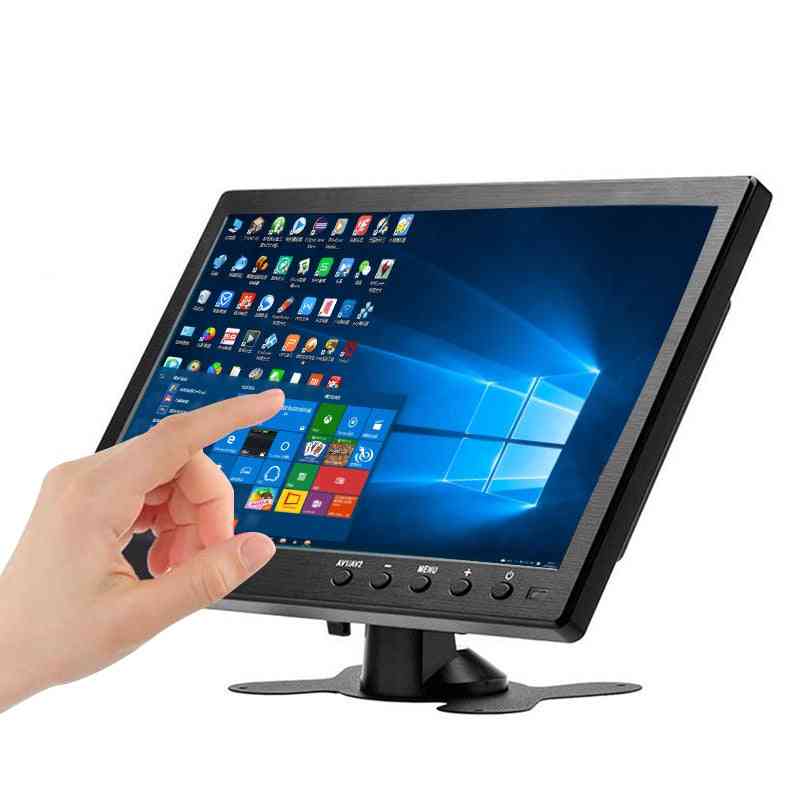 Monitor lcd touch screen hd com alto-falante, display capacitivo industrial para framboesa