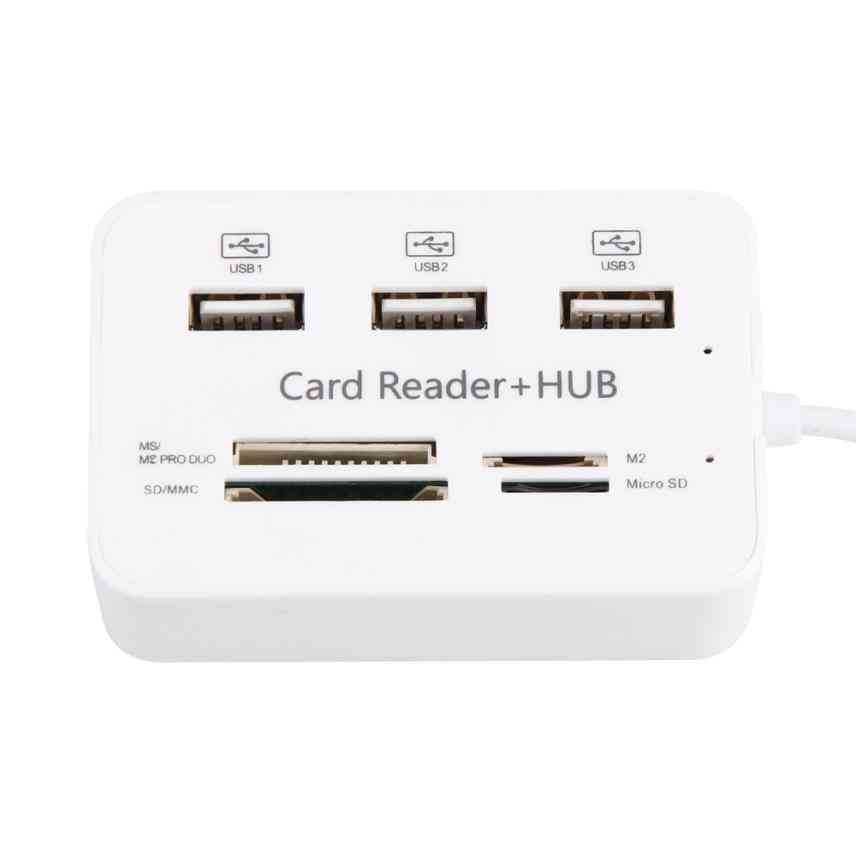 Lecteur de carte micro sim sd / lecteur de carte usb ports combo hub micro usb