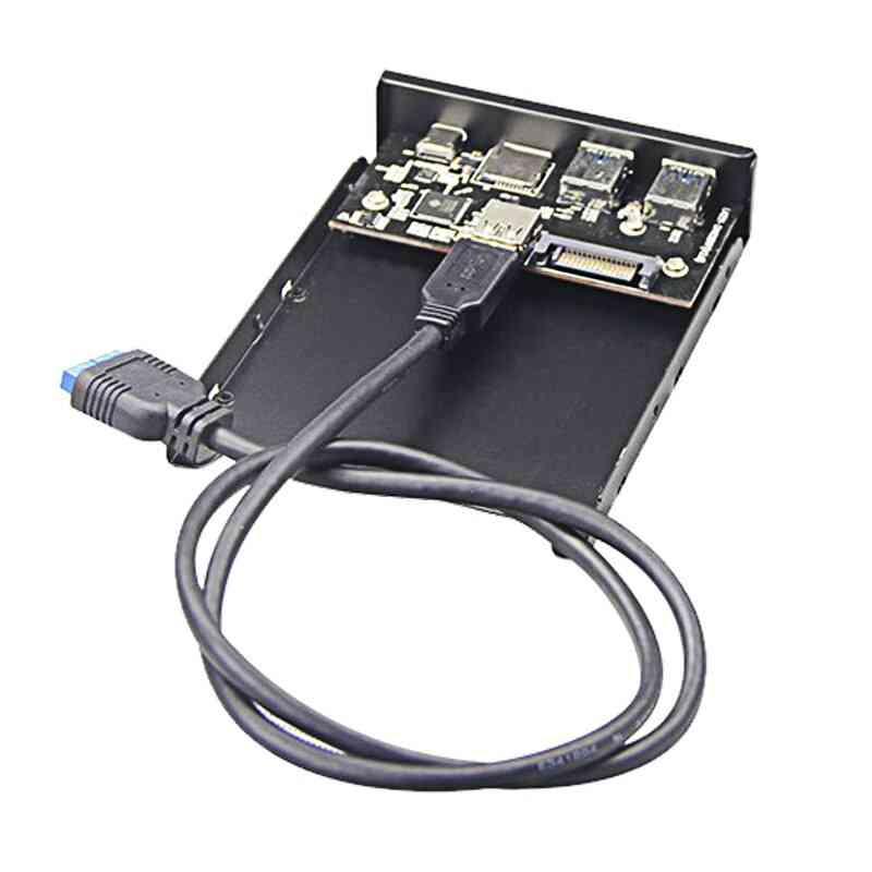Sd/micro Sd/tf Internal Card Reader Gen Type C Usb Port Hub Front Panel