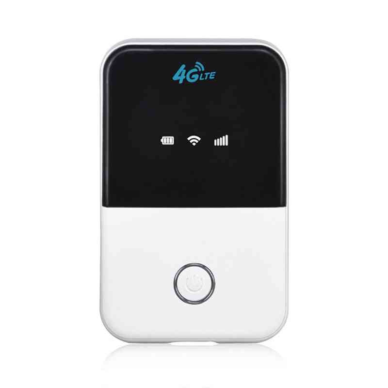 Mini roteador portátil sem fio 4g wi-fi, ponto de acesso móvel com slot para cartão
