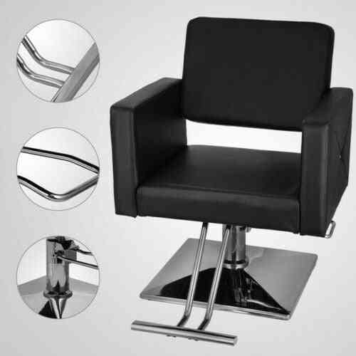 Hydraulic Barber Chair, Pu Leather Styling Salon Modern Hairdresser, Tattoo & Shaving Chairs