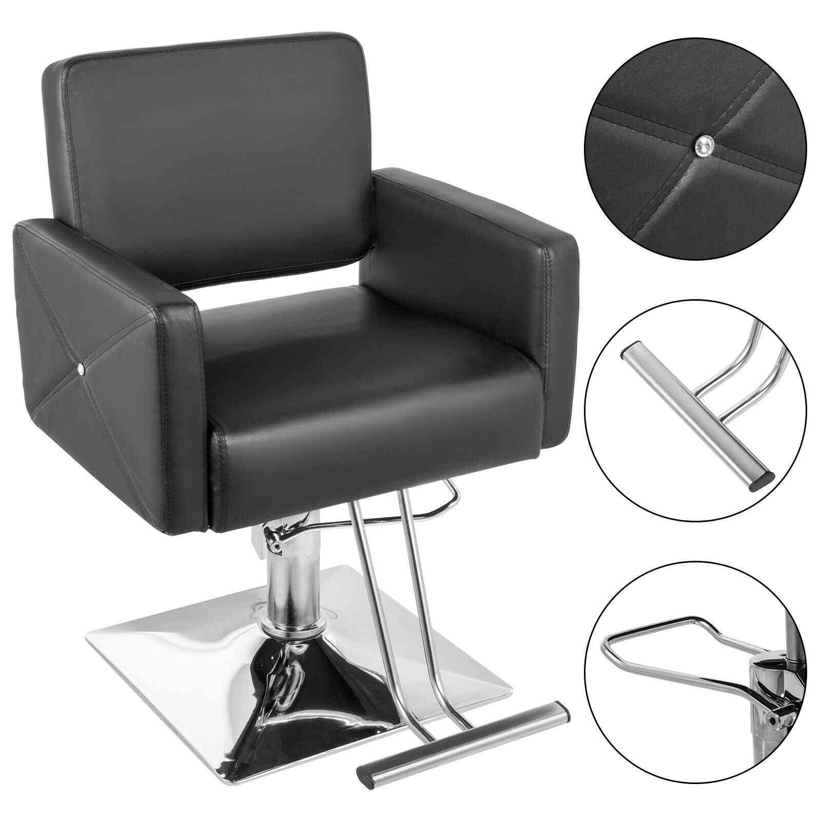 Hydraulinen parturi tuoli, pu-nahkainen salonki moderni kampaaja, tatuointi- ja parranajotuolit