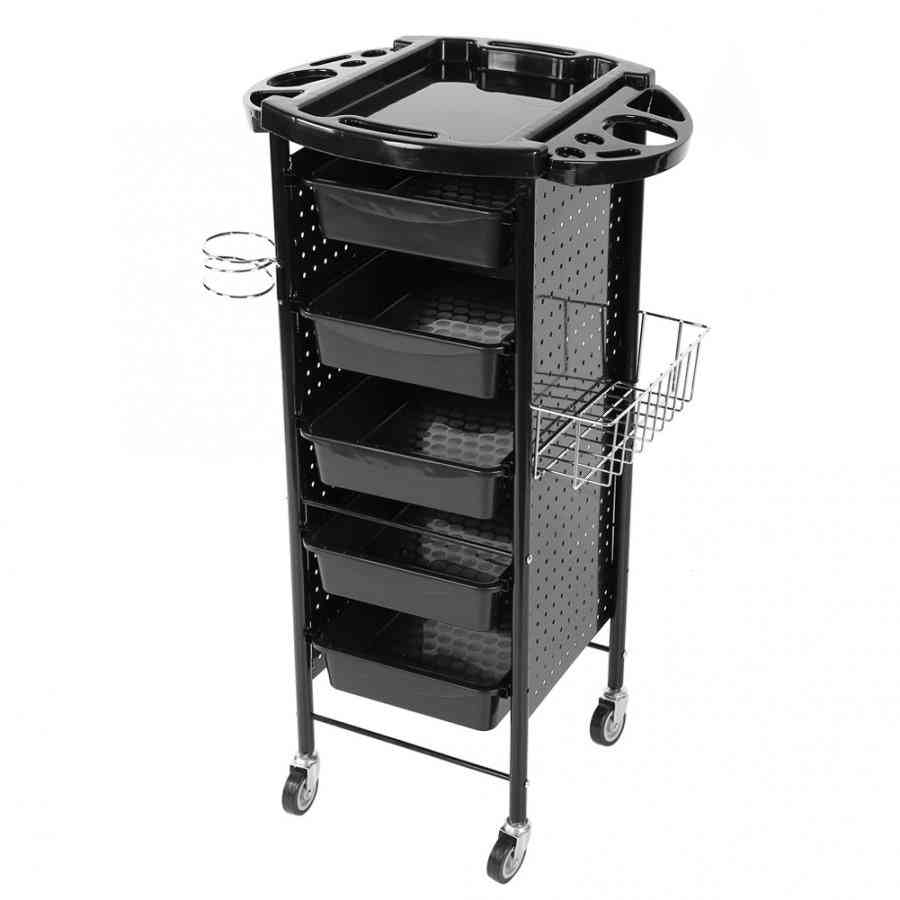 Storage Rack Trolley Cart With Wheels For Hair Salon