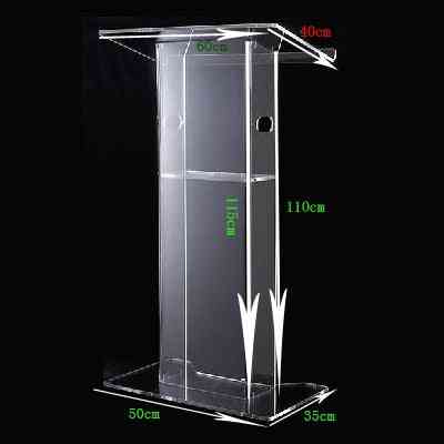Acrylic Podium Church Pulpit Perspex Clear Lectern