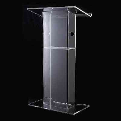 Acrylic Podium Church Pulpit Perspex Clear Lectern