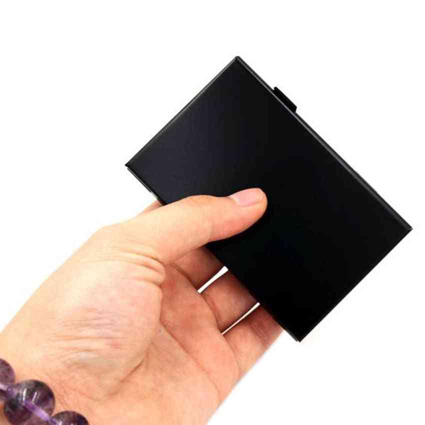Estojo de alumínio para cartão de memória, caixa, suportes para cartão micro SD