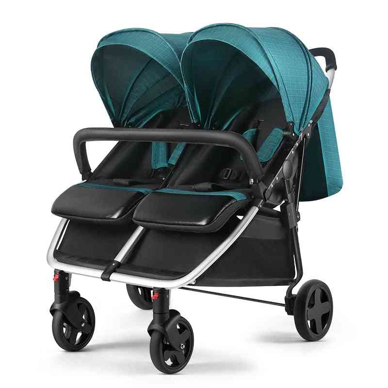 Twin Baby Stroller High Landscape Multi-child Light Folding Double Can Sit/lie Stroller