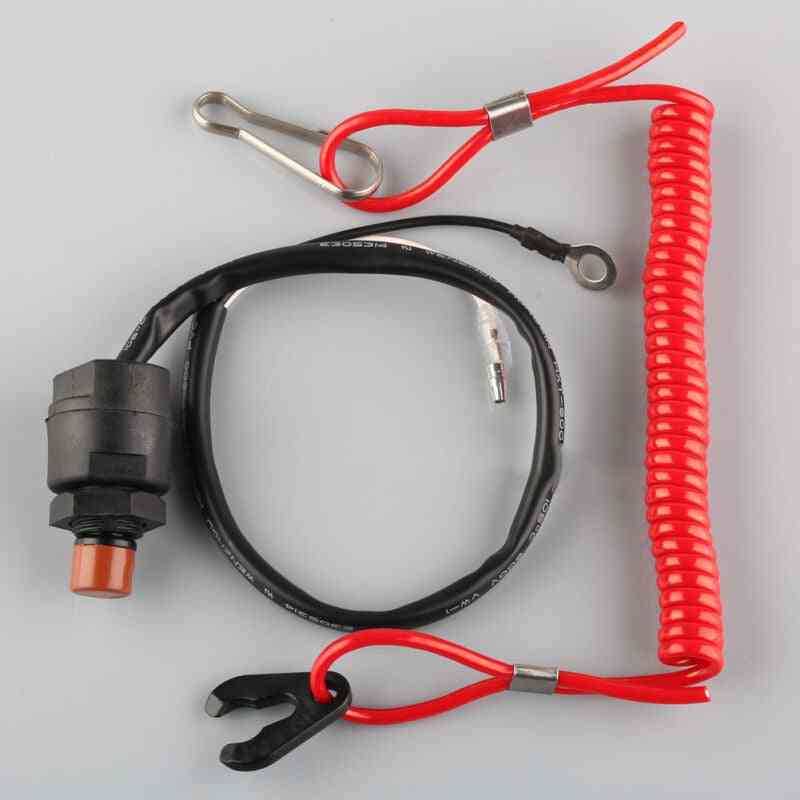 Components Replacement Kill Stop Switch Parts, Safety Tether Lanyard Pipe Accessories