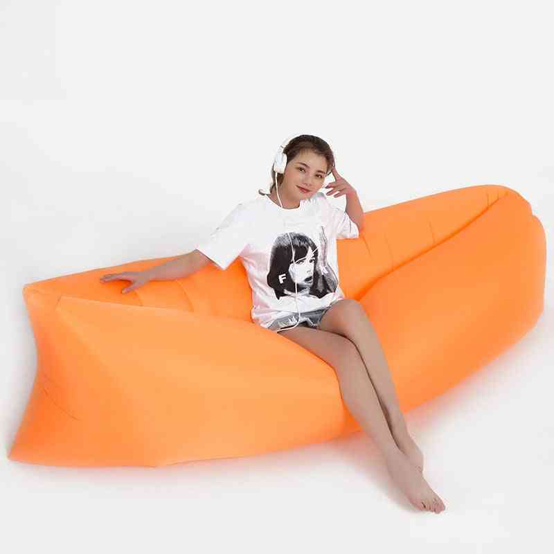 Sofá inflable que acampa al aire libre, cama de aire ultraligera portátil del saco de dormir de la playa