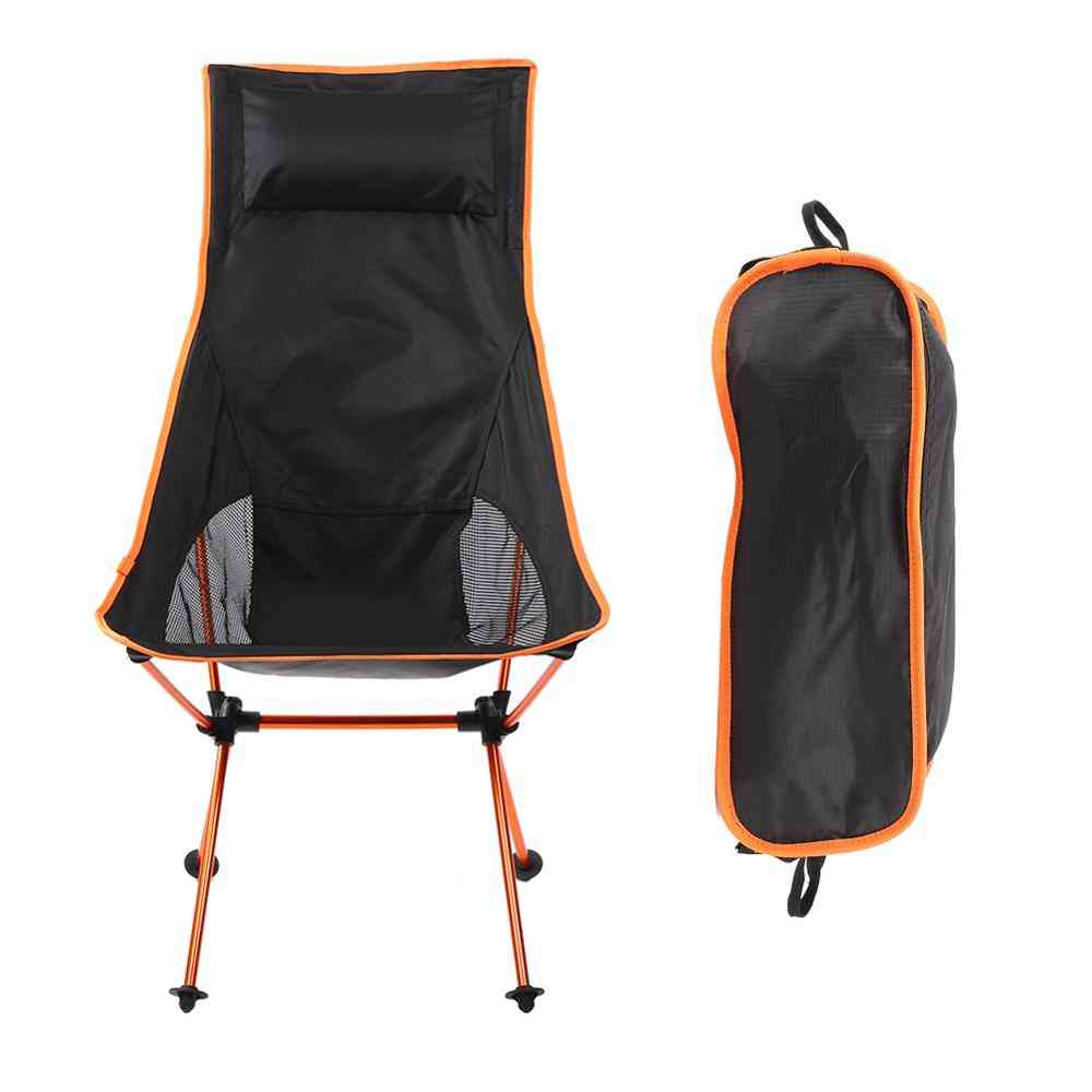 Foldable Chair, Seat With Pillow