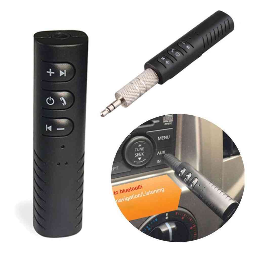 Bluetooth Receiver Car Kit Adapter, Wireless 3.5 Mm Aux Audio Stereo Music Hand-free Vehicle Adapter