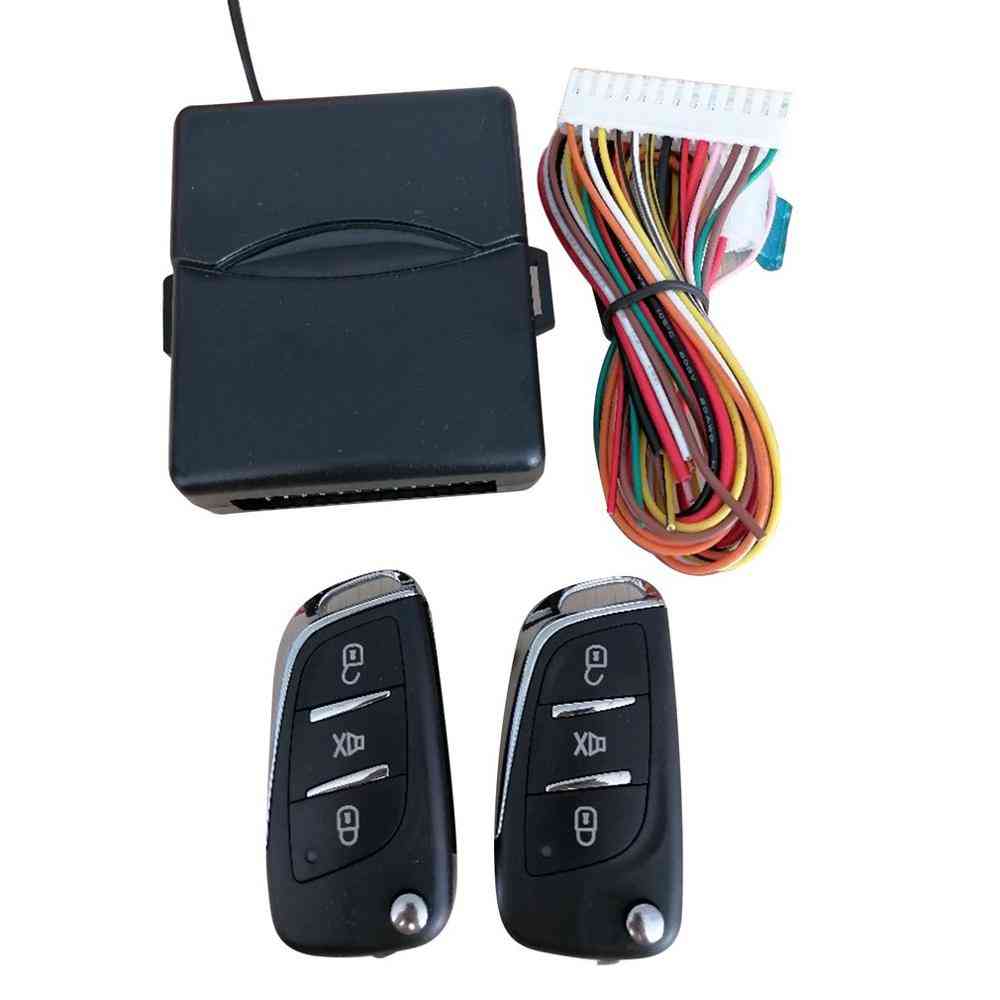 Universal Car Auto Keyless Entry System Button Start Stop Led Keychain Central Kit Door Lock With Remote Control