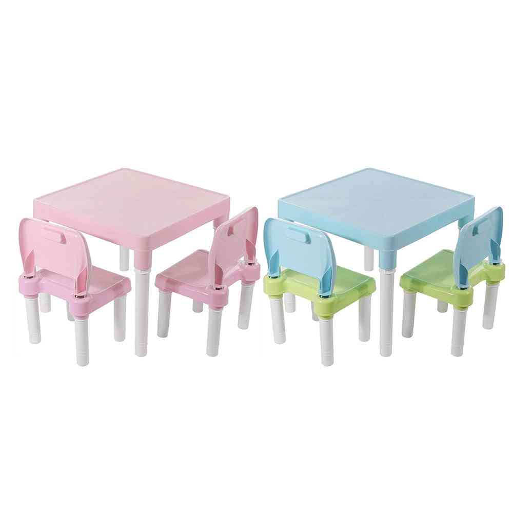 Folding Table & Chairs Set, Gaming Learning Tables Desk