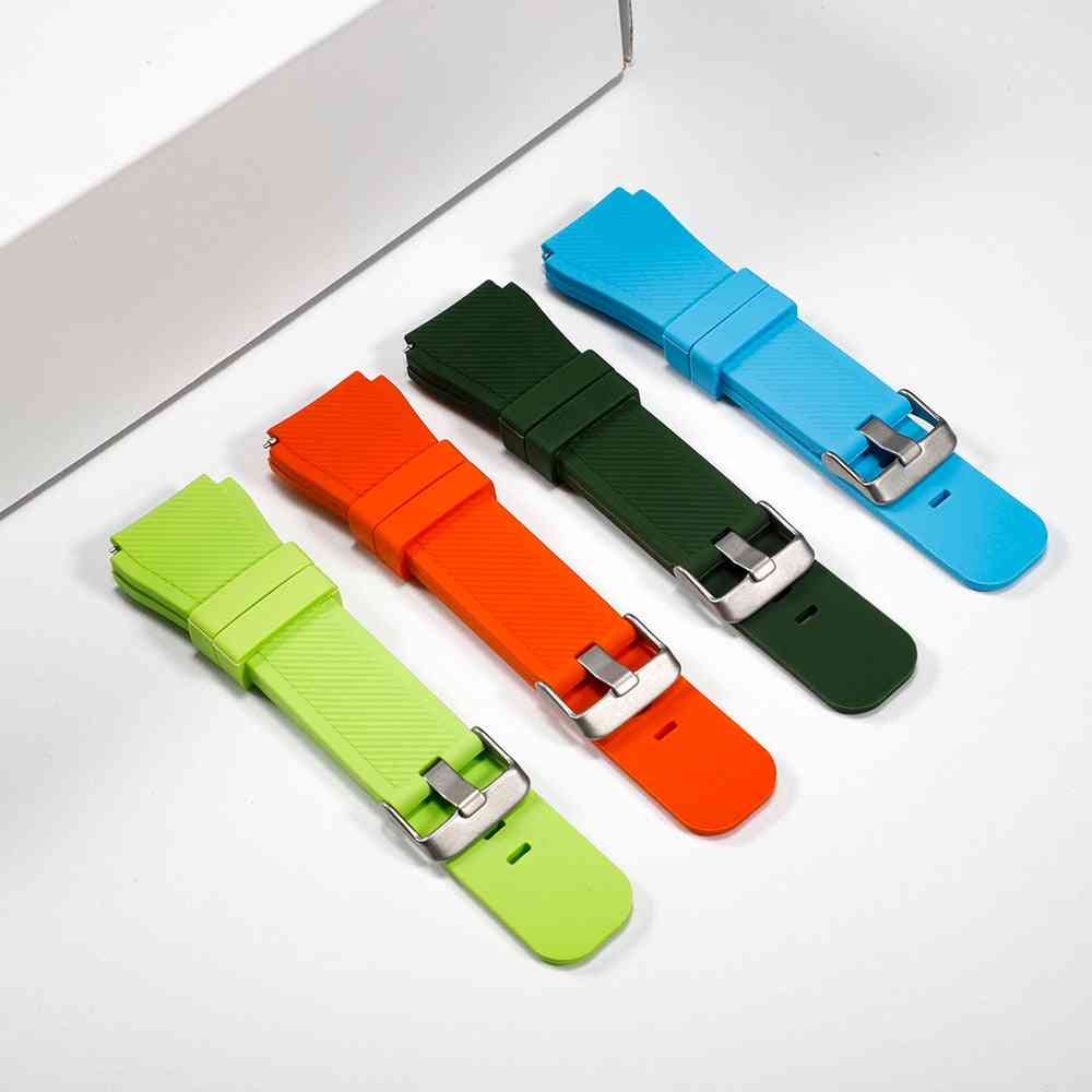 Strap For Watches, Comfortable And Durable Soft Silicone Watch Band