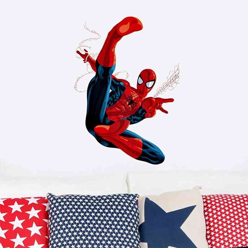 Stickers Muraux Effet 3D Hero Spiderman