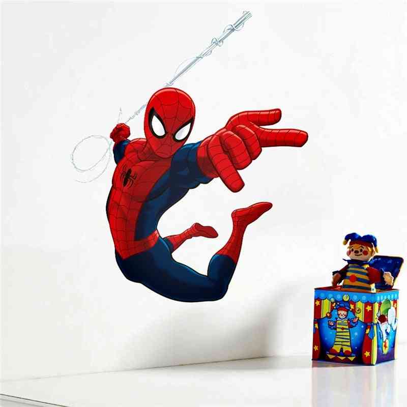 3d Effect Hero Spiderman Wall Stickers