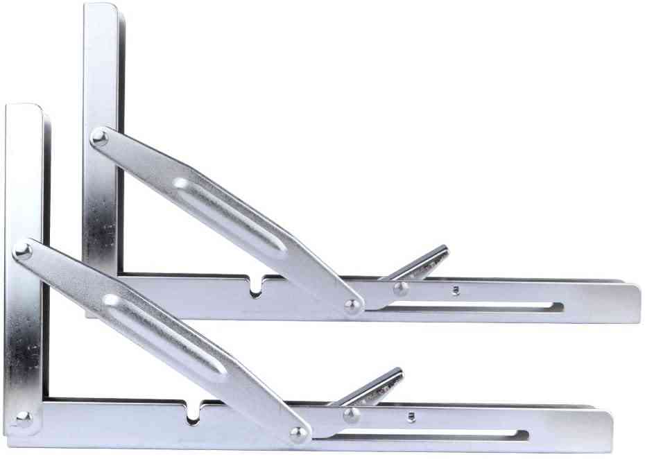 Folding Heavy Duty Shelf-bracket For Bench Table
