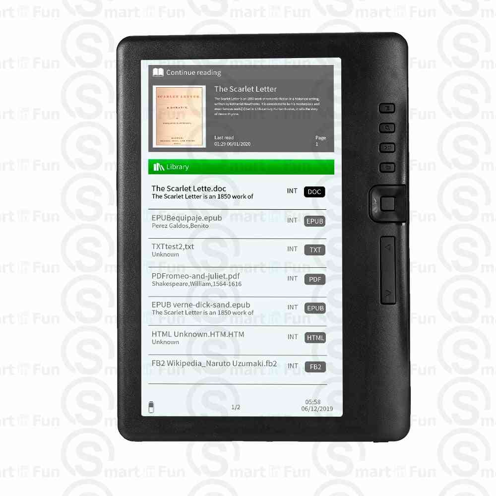 Fashion Style Portable E-book Reader - Multifunctional Tablet With Backlight
