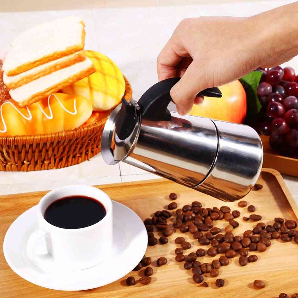 Espresso koffiezetapparaat pot kookplaat tool, filter percolator latte machine koffiekan