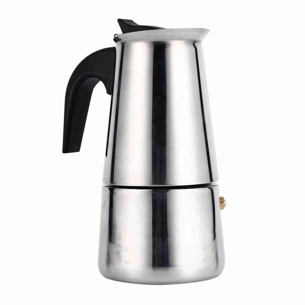 Herramienta de la estufa de la olla de la cafetera espresso, cafetera de la máquina del latte del percolador del filtro