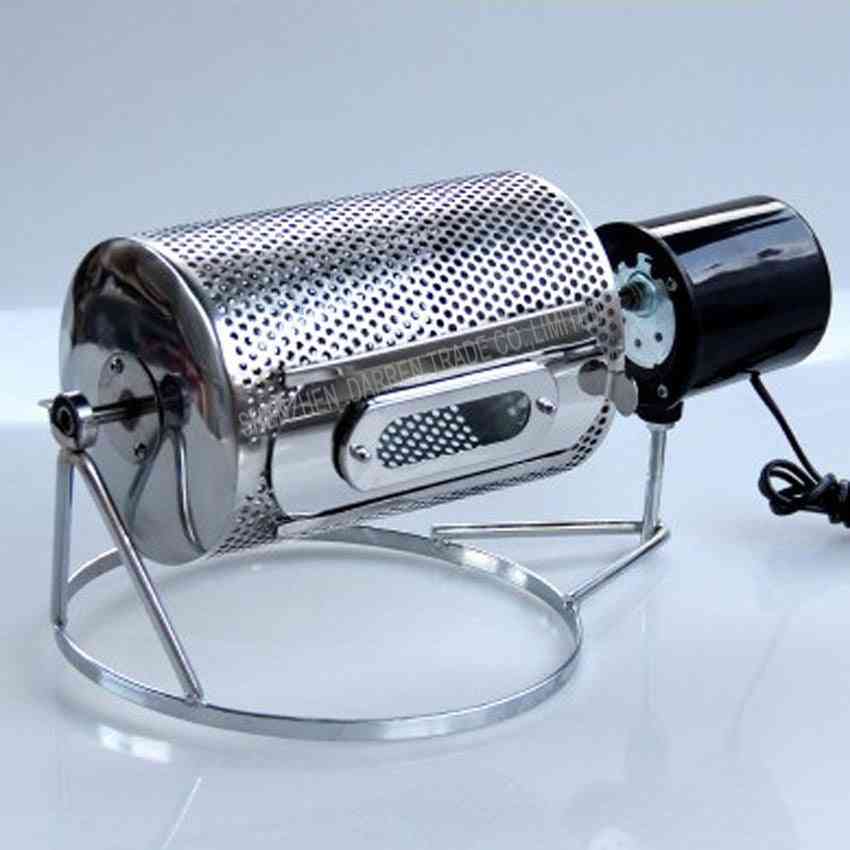 1 buc electric din oțel inoxidabil fereastră de sticlă mașină de prăjit boabe de cafea
