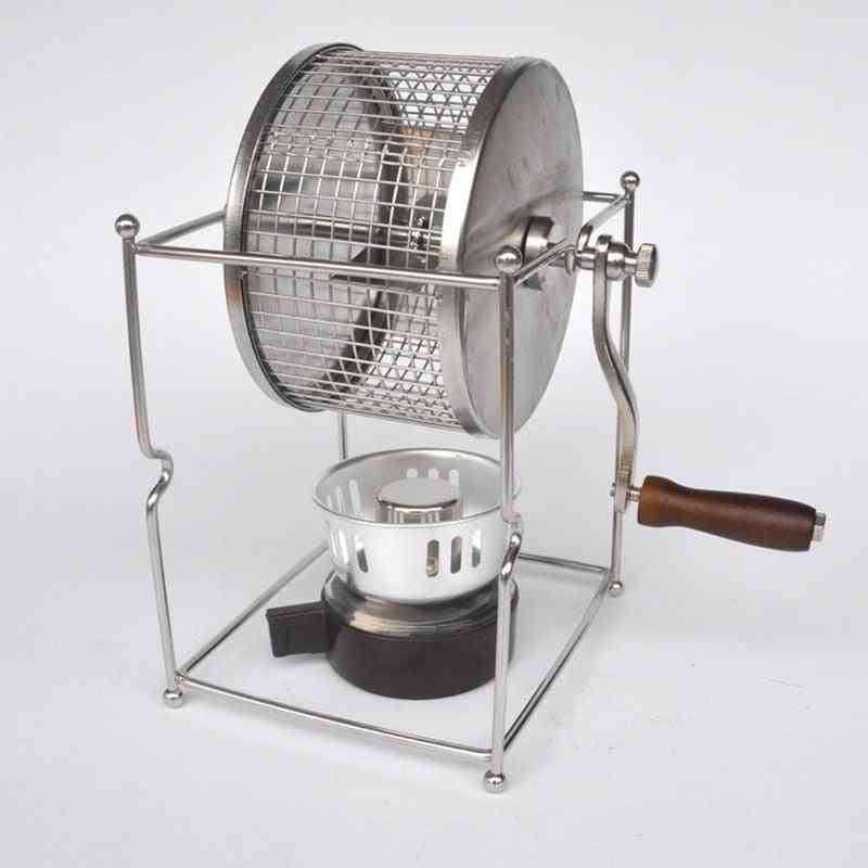Coffee Bean Roasting Manual Machine, Mini Baking Maker Diy Small Stainless Steel Rollers
