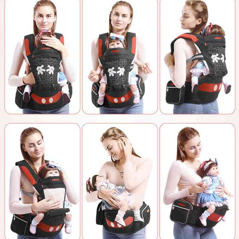 Ergonomic Hipseat - Carrier Backpack Wrap For Newborn