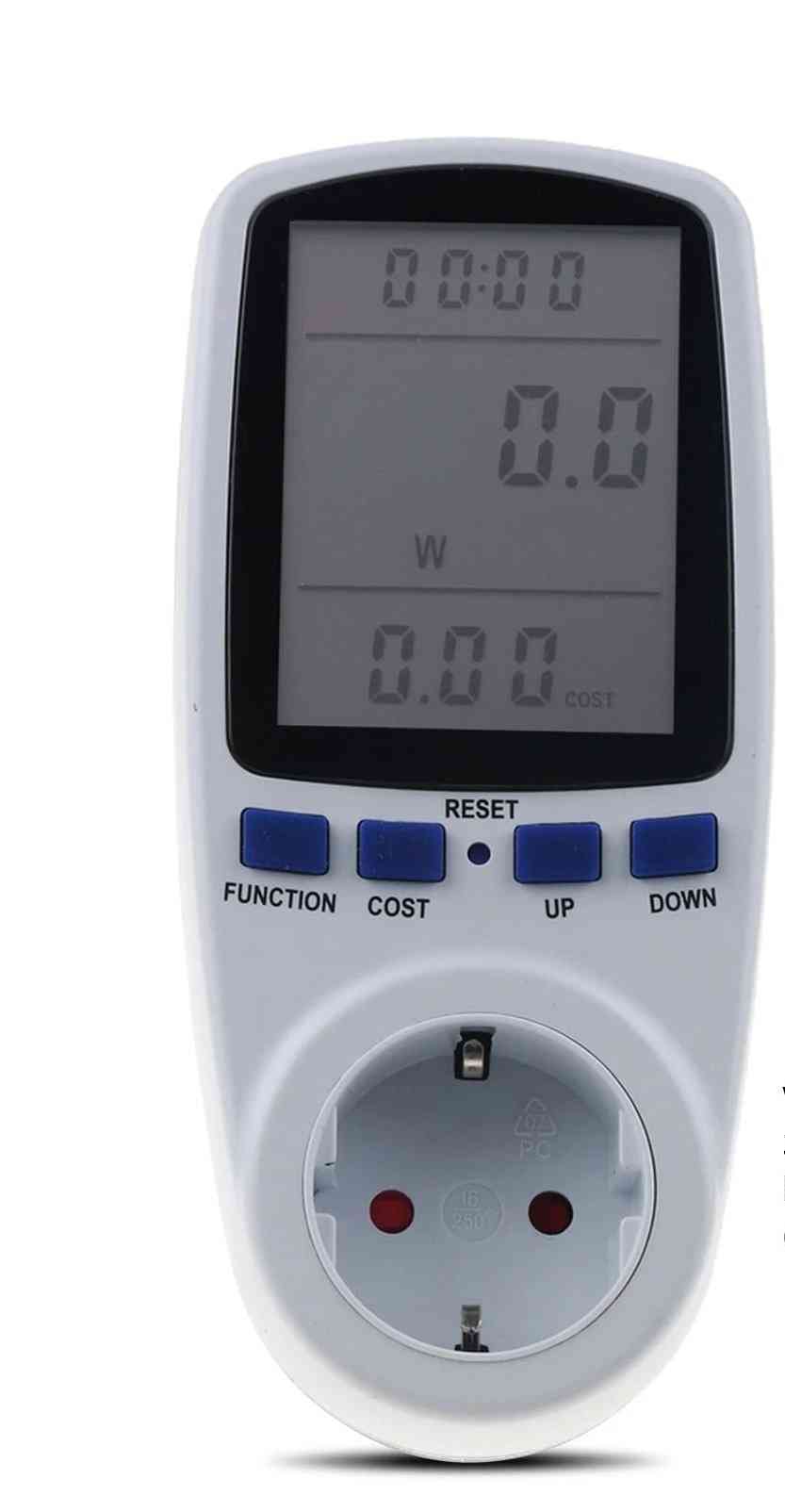 Medidores de potencia de ca voltaje digital vatímetro consumo de energía vatios medidor de energía analizador de electricidad