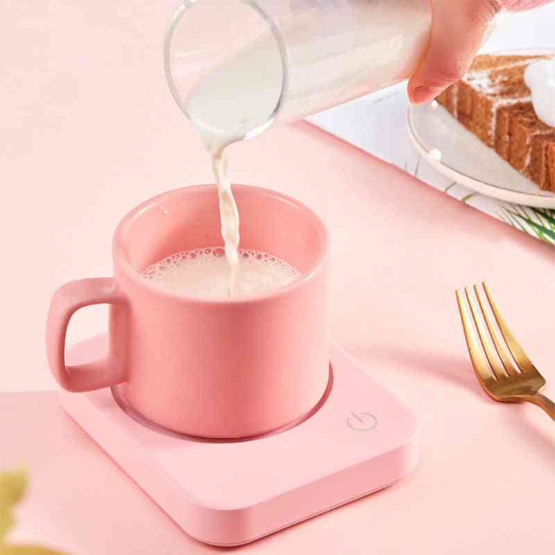 Tasse de bureau plus chaud avec trois plaques de température pour le thé, l'eau et le lait