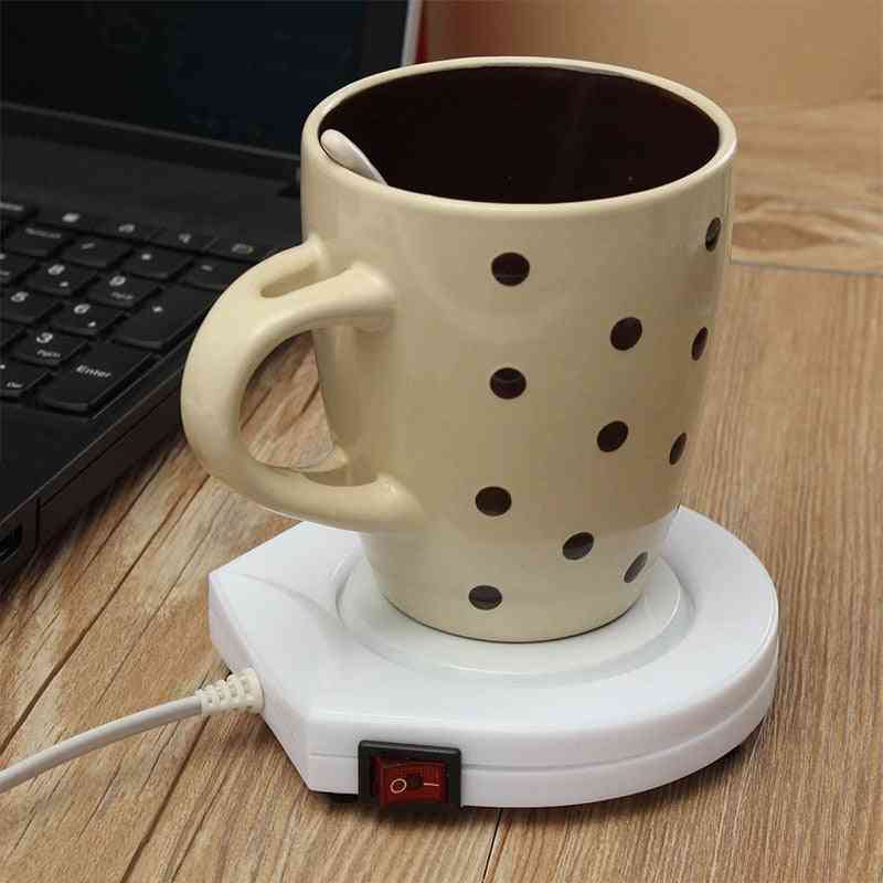 Draagbare elektronische aangedreven kopjeswarmer verwarmingskussen voor koffiemelk mok