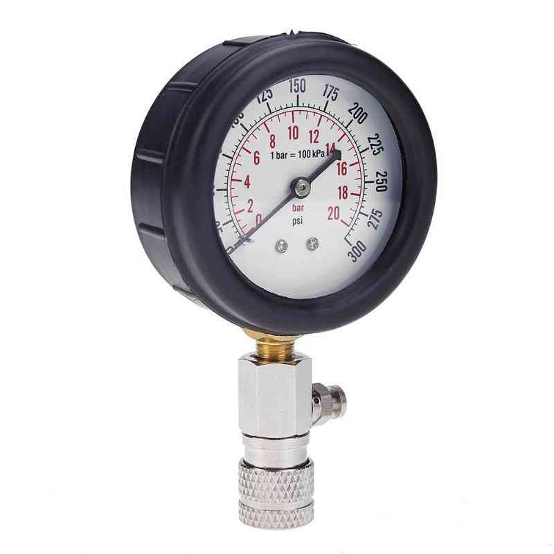 Compression Tester Pressure Gauge, Motor Auto Petrol Gas Engine Cylinder-pressure Gauge