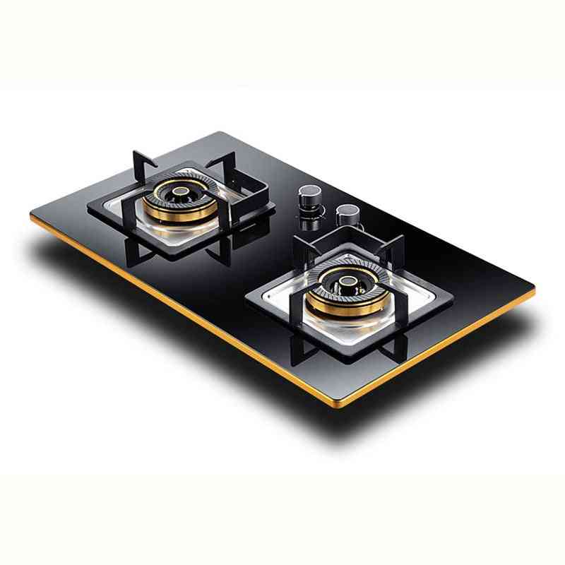 Household Embedded Gas Stove, Kitchen Cooktop Large Firepower Cooker