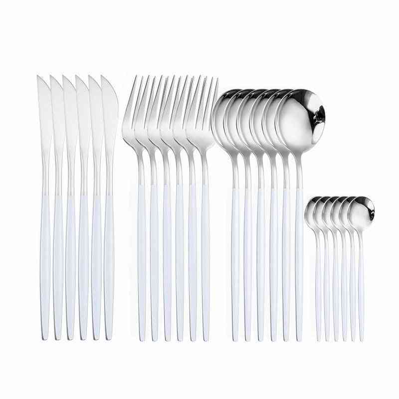 Knife Fork Spoon Flatware Safe Cutlery Set, Dinnerware