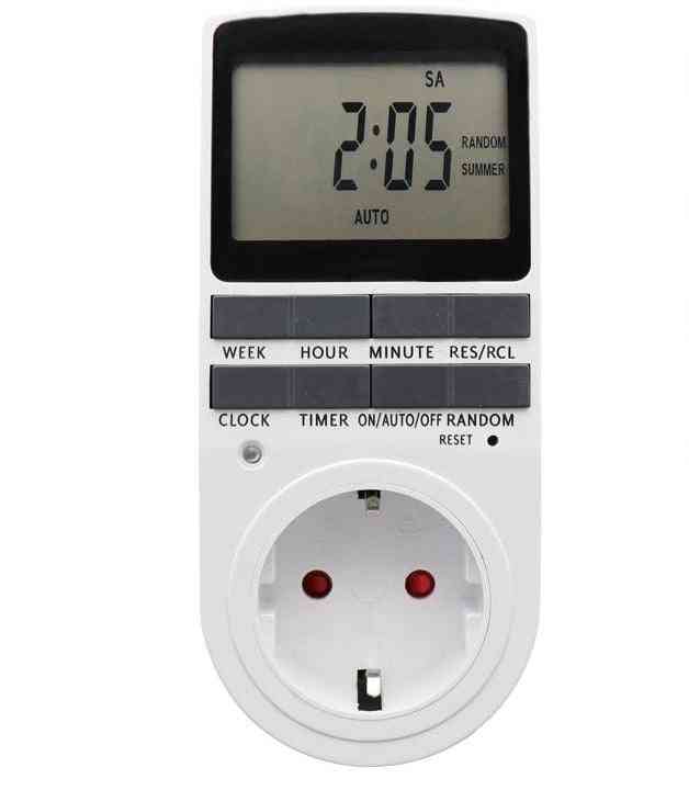 Elektronische digitale timer schakelaar plug kookwekker outlet uur programmeerbare timing socket