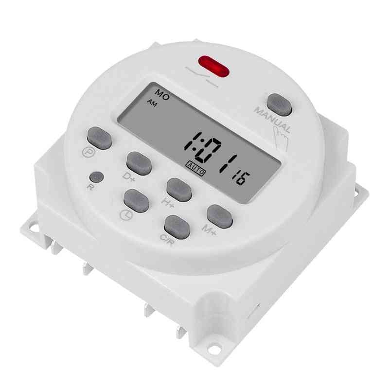 Digital Microcomputer 7days Weekly Programmer Electronic Timer Switch - Relay With Countdown