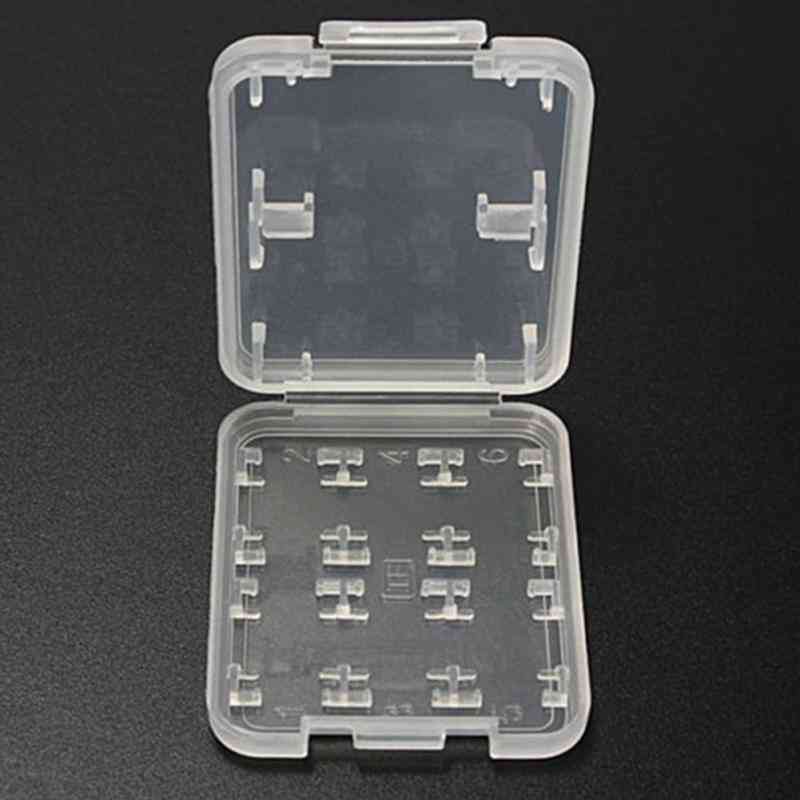 Doppelschichten Hard Micro HC TF MS 8 Speicherkartensteckplätze Aufbewahrungsbox