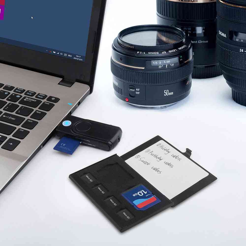 Speicherkarten-Aufbewahrungskoffer, Micro-SD-Halter, Tasche