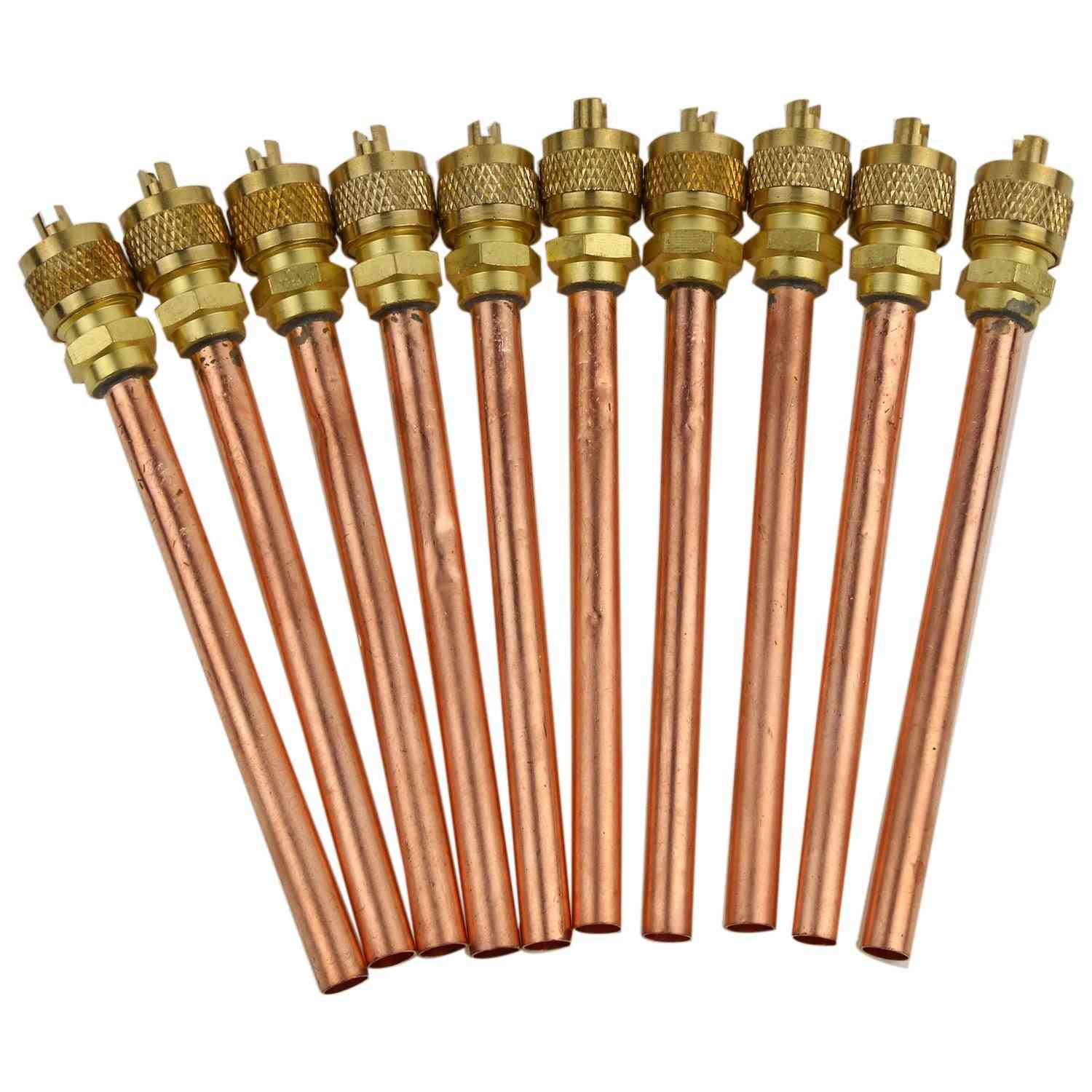 Strong Metal Valve Stem, Core And Caps For Air Conditioner Refrigeration