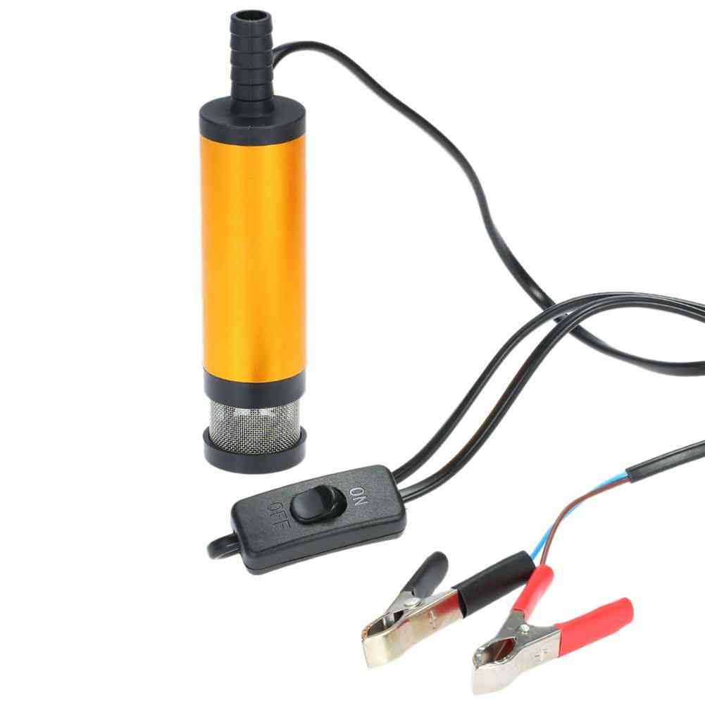 12v Car Electric Crude Oil Fuel Water Transfer Submersible Pump