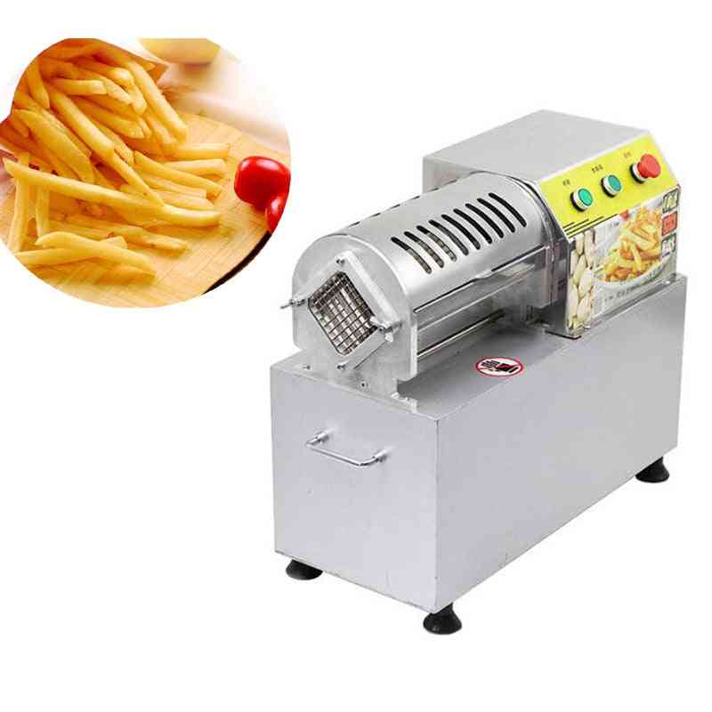 Stainless Steel Fries Machine, Fruit Cutting Adjustable Thickness