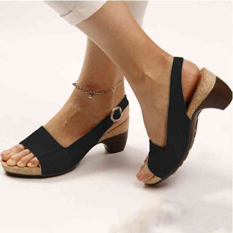 Vrouwen hakken schoenen voor gladiator sandalen zomerschoenen