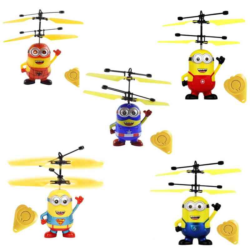 Mini Drone Fly Flashing Helicopter Hand Control