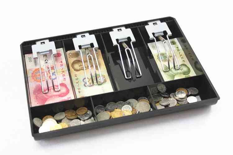 Hard Case Metal Clip Cash Register Box