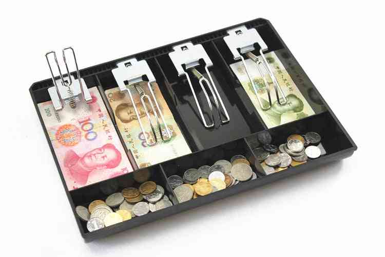 Hard Case Metal Clip Cash Register Box