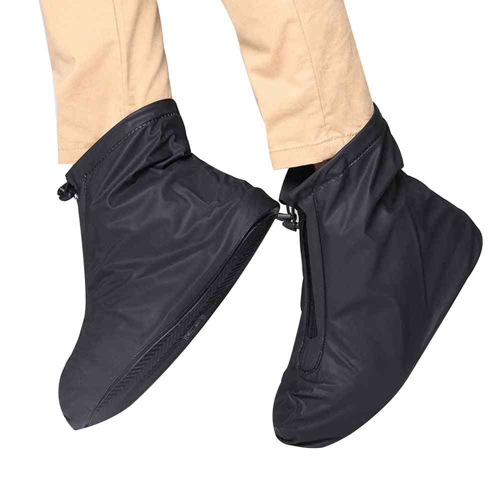Men & Women Thickening Waterproof Rain Boots, Reusable Shoe Cover