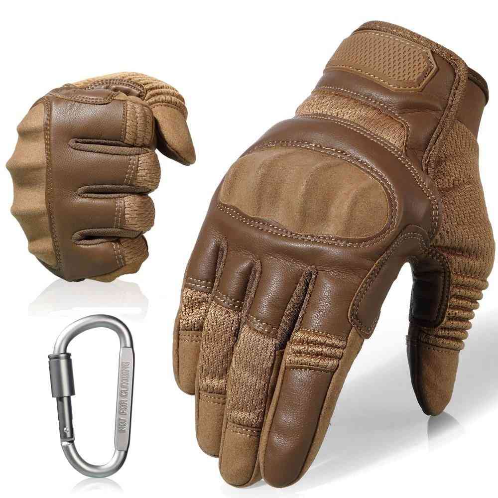 Pu Leather Motorcycle Full & Half Finger Gloves