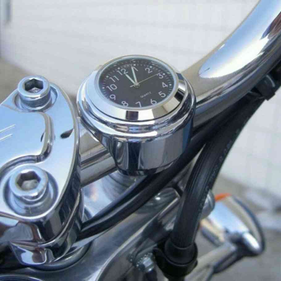 Watch Waterproof Motorcycle Accessories, Handlebar Clock Intercom Decor
