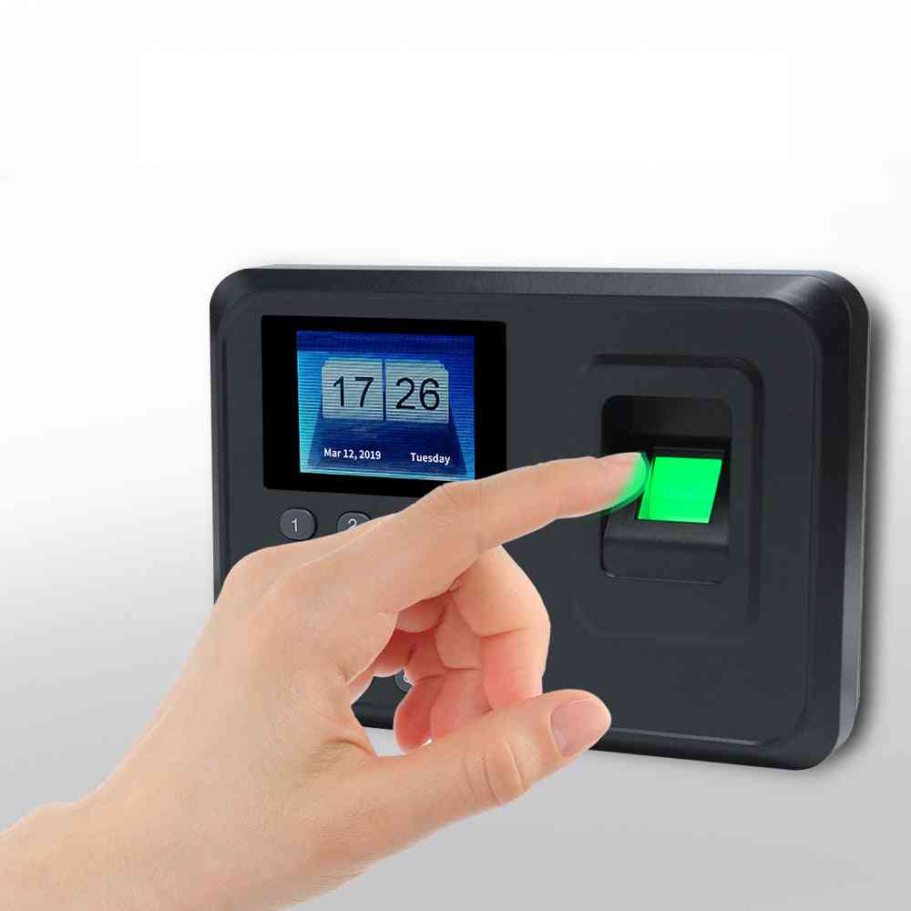 Biometrische vingerafdruk tijdregistratiesysteem klokrecorder
